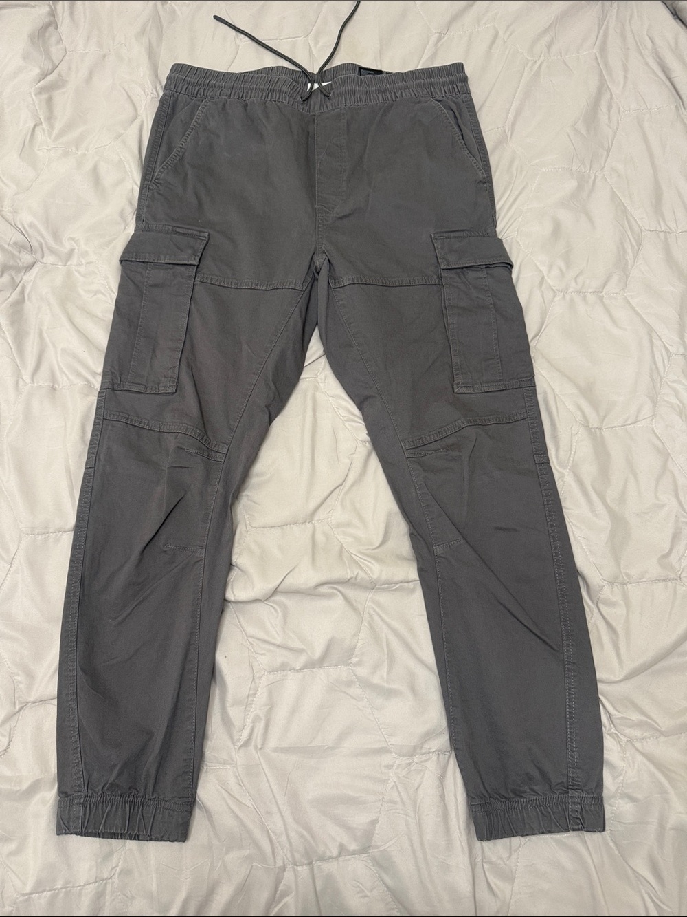 Grey cargo pants
